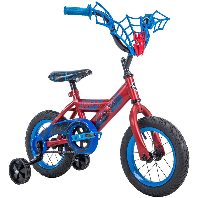 Marvel Spider-Man Kids' Bike 12-in Wheel, Red/Blue L8
