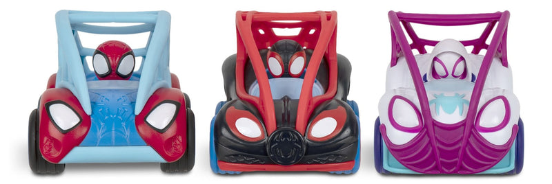 Marvel Spidey and His Amazing Friends Spider-Man Power Rollers Vehicles, 6-in Y5