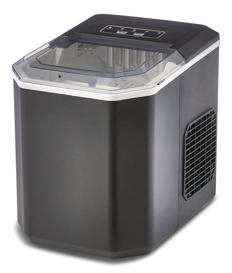 Master Chef Compact Countertop Ice Maker with LED Display, 26-lb Ice/Day, Black L3