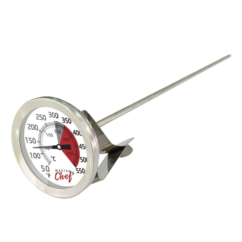 MASTER Chef Deep Fry Food Thermometer for Outdoor Fryers/Cookers/Woks, 12-in G1