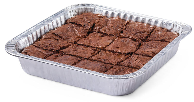 Master Chef Disposable Square Cake Pan with Lid, 9-in, 3-pk D2