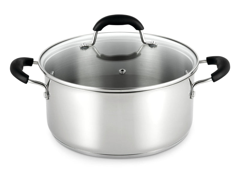 MASTER Chef Dutch Oven, 18/10 Stainless Steel, Dishwasher Safe, 5-qt L1