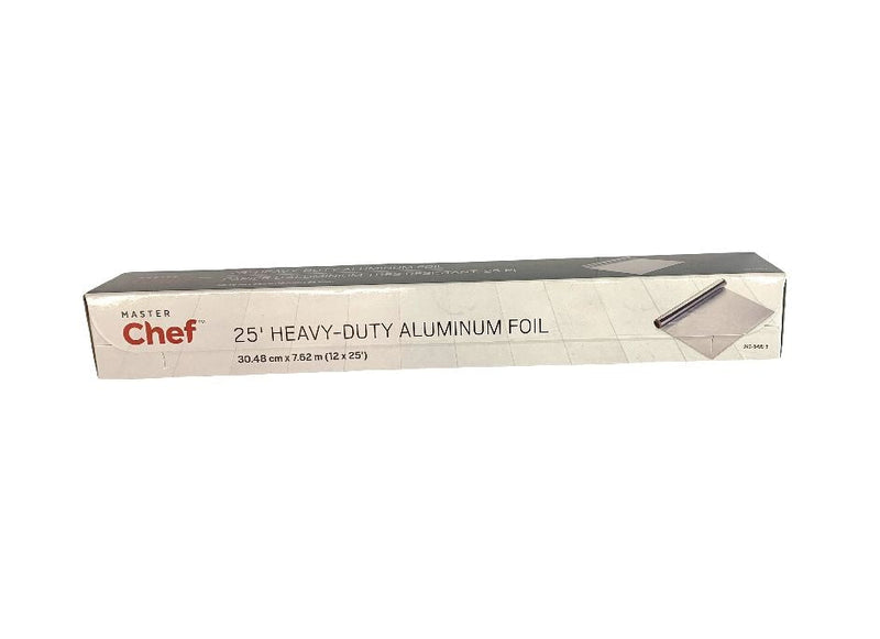 Master Chef Heavy Duty Aluminium Foil Roll, 12-in x 25-ft W8