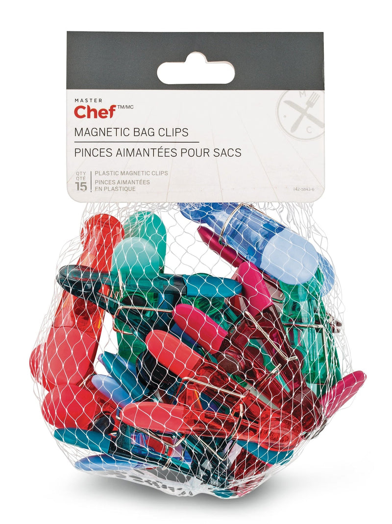 MASTER Chef Magnetic Bag Clips, 15-pk O3