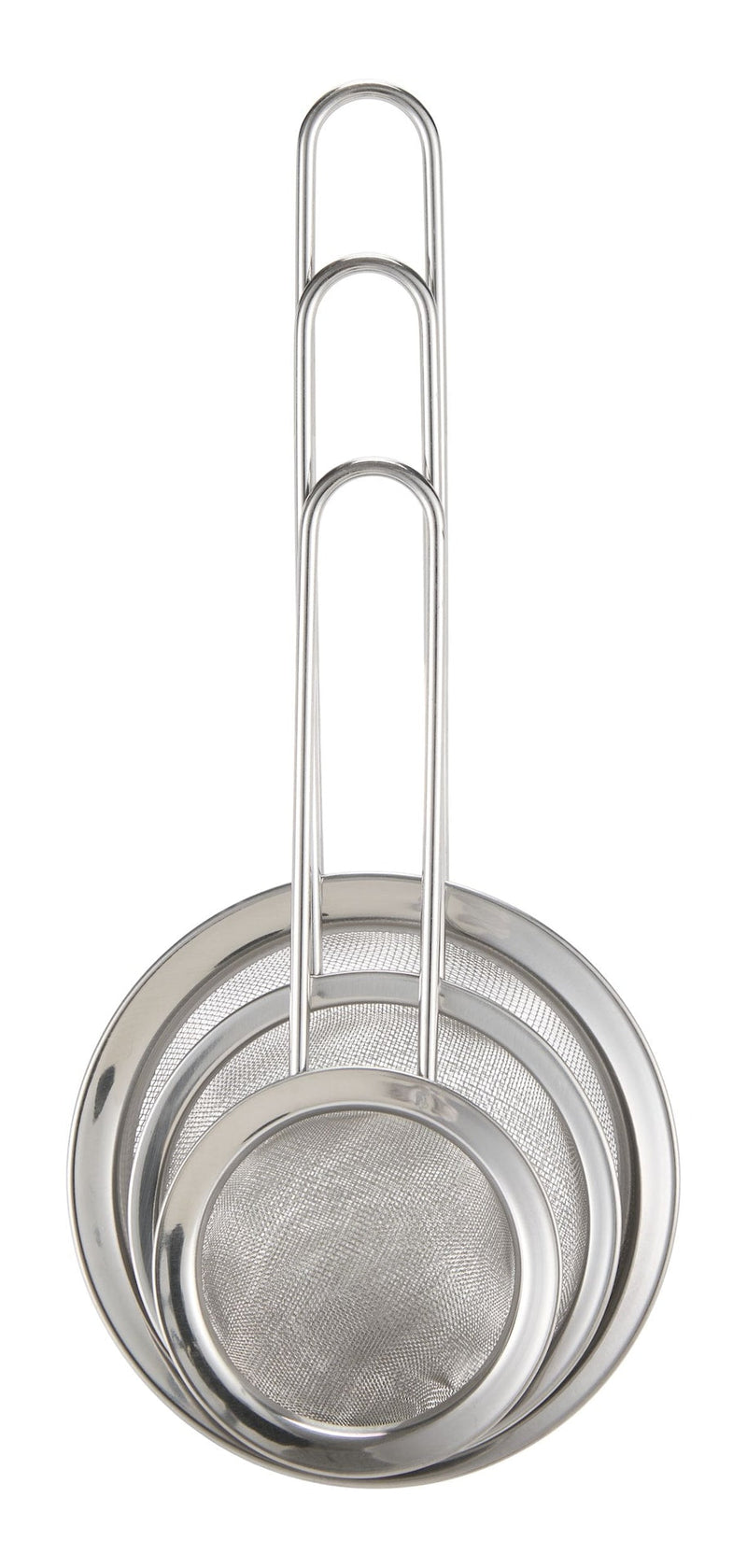 Master Chef Miniature Stainless Steel Strainers, 3-pc I7