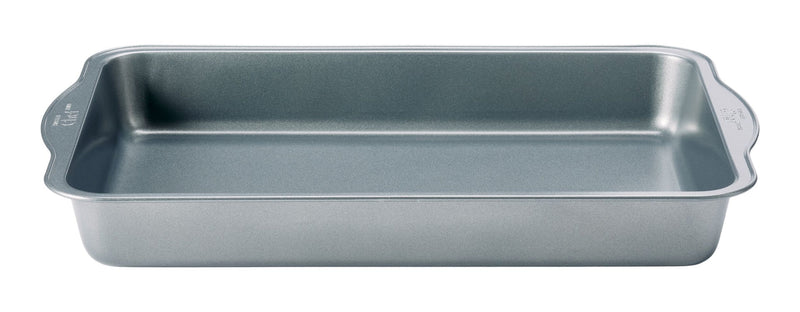 Master Chef Non-Stick Oblong Cake Pan, 16x10.5x2-in J7