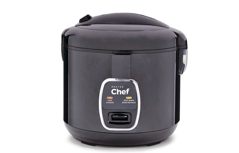 MASTER Chef One-Touch Non-Stick Rice Cooker & Steamer, Black, 20 Cups P5