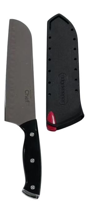 Master Chef Santoku Knife, High-Carbon Steel, 7-in B7
