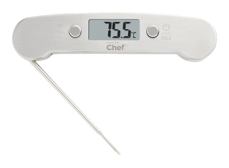 MASTER Chef Stainless Steel Folding Digital Thermometer B2
