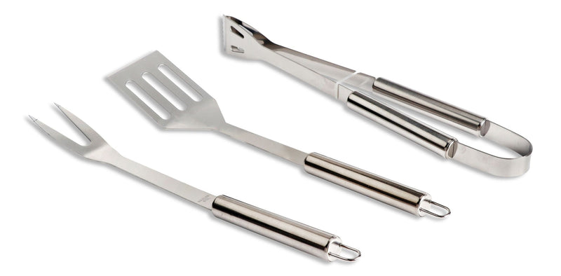 MASTER Chef Stainless Steel Outdoor BBQ Grill Accessories Tools Set, 3-pc G9