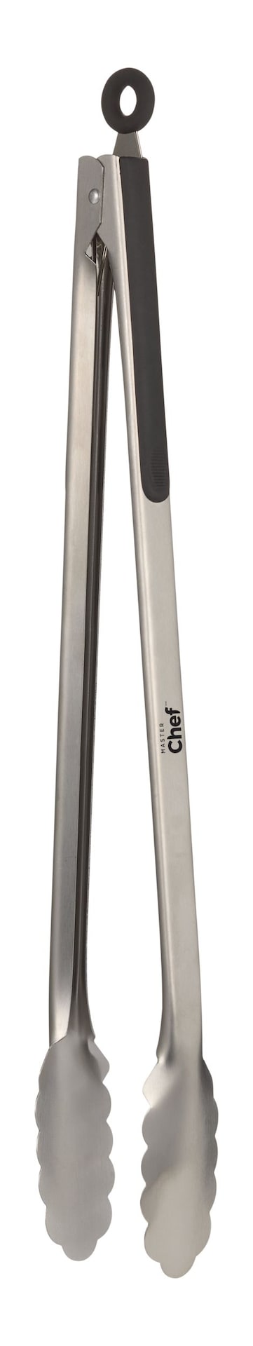 Master Chef Steel Locking Tongs with Soft Grips, 16-in E9