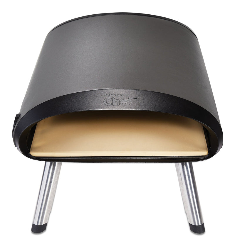 MASTER Chef Tabletop Propane Gas Outdoor Pizza Oven with Cover, 12-in Q7