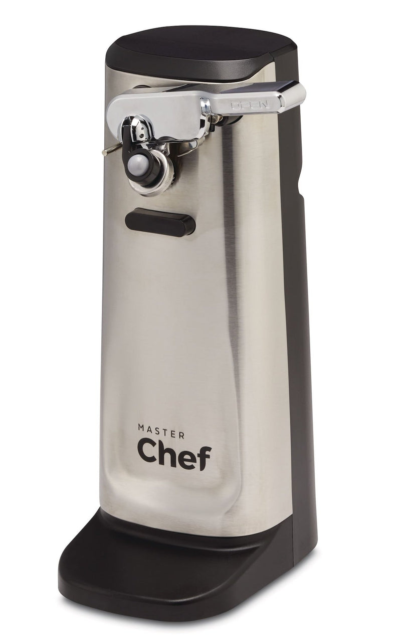 MASTER Chef Tall Electric Stainless Steel Can Opener, Black L3
