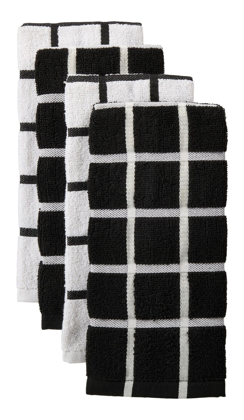 Master Chef Terry Kitchen Towels, Reusable, Various Colours, 16-in x 26-in, 4-pk E0