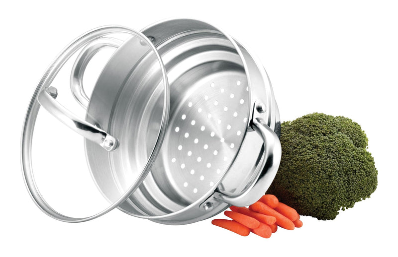 MASTER Chef Universal Stainless Steel Steamer Insert, Dishwasher Safe Y3