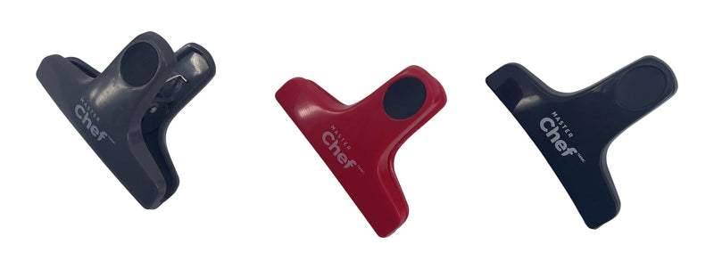 MasterChef Large Storage/Food Bag Clips, 3-pk D0