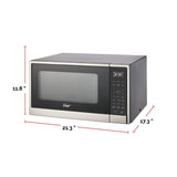 MasterChef Microwave, Stainless Steel, 1.3-cu-ft