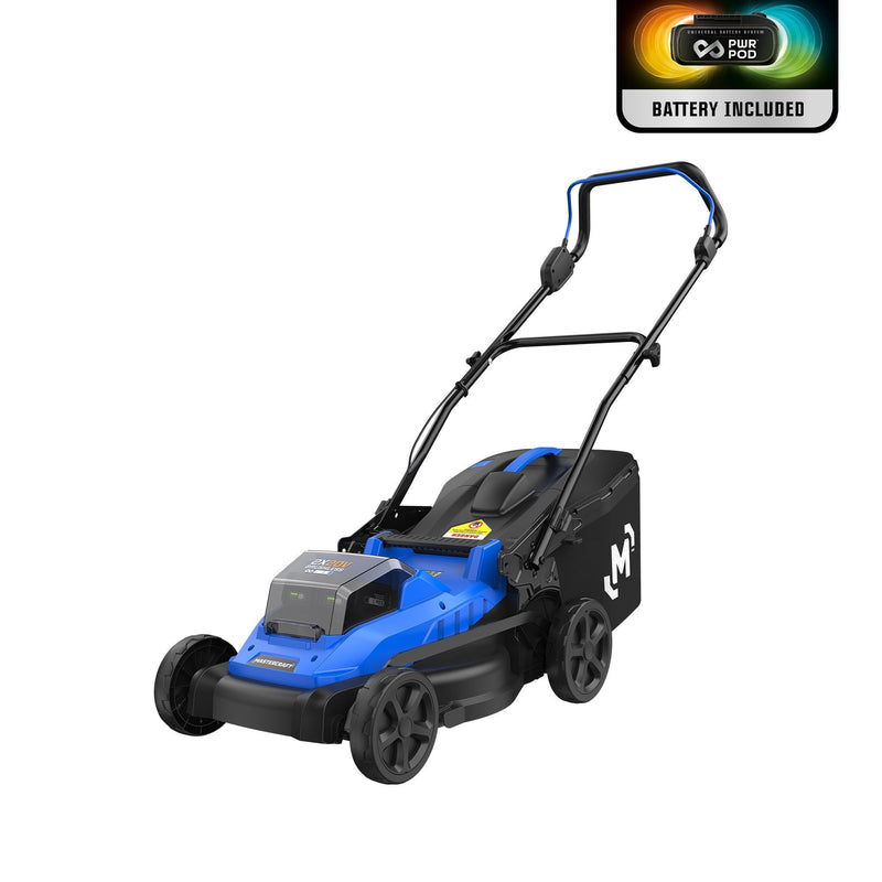 Mastercraft 2 x 20V Cordless 18-in Brushless Push Lawn Mower Kit with 2 PWR POD 5 Ah Batteries and Charger I6