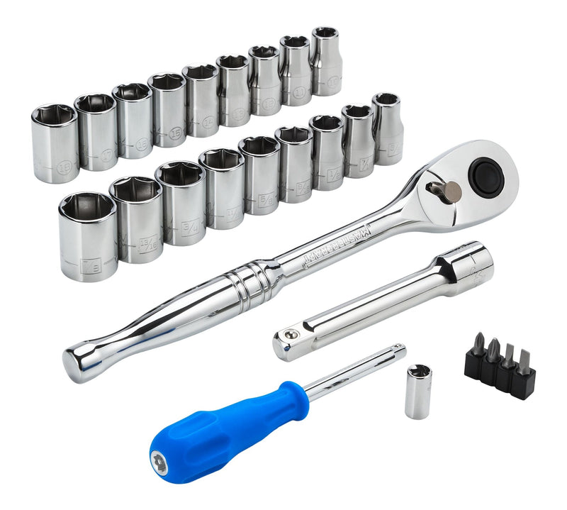 Mastercraft 26 Piece 1/2" Drive Socket Set E7