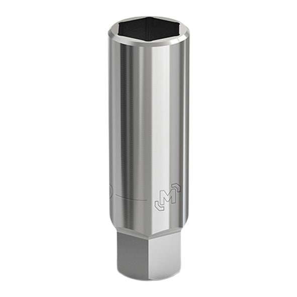 Mastercraft 3/8-in Drive Spark Plug Socket, CRV, Nickel-Chrome Plating, 14mm D2