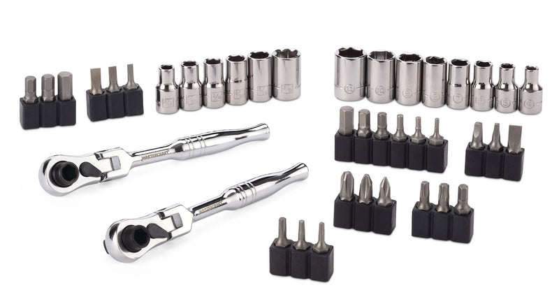 Mastercraft 39 Piece 1/4" Micro Ratchet/Driver Set Z4