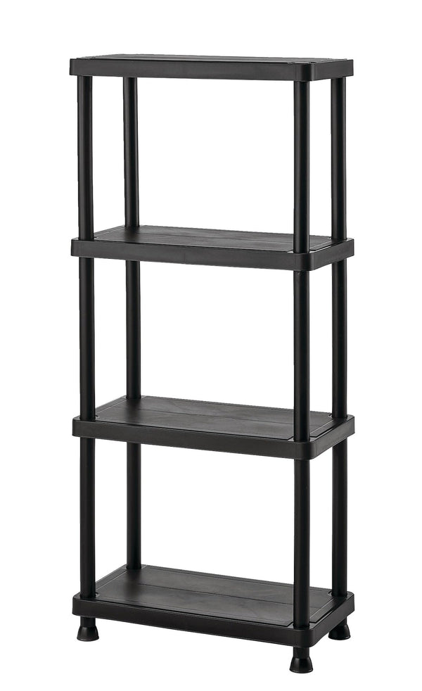 Mastercraft 4-Shelf Resin/ Plastic Storage Rack/ Shelving Unit, 23 x 12 x 52-in I5
