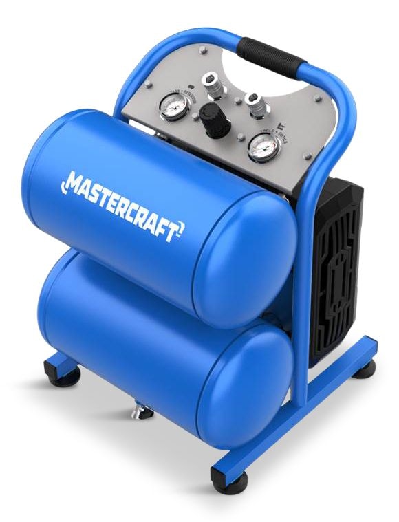 Mastercraft 5-Gallon Air Compressor with Control Panel, 175 PSI, 1.5 HP
