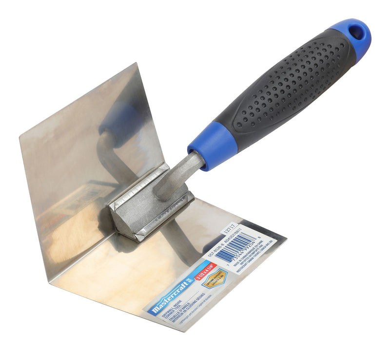 Mastercraft 90-Degree Inside Corner Trowel, Drywall & Plastering Tool, 3-1/2 x 4-1/40-in F3