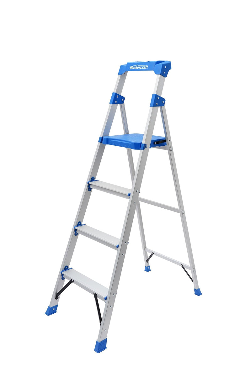 Mastercraft Grade 1 Aluminum Compact Ladder, 5.5-ft, 250-lb Capacity M3