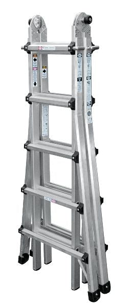 Mastercraft Grade 1A Aluminum Multi-Task Ladder, 21-ft, 300-lb I3