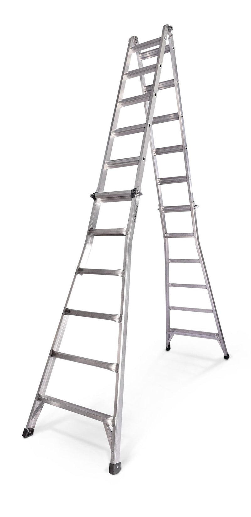 Mastercraft Grade 1A Aluminum Multi-Task Ladder, 25-ft, 300-lb Q9