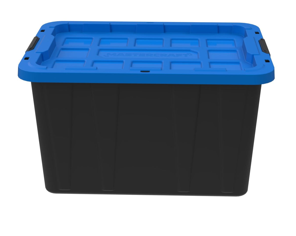 Mastercraft Heavy-Duty Easy Grip Latching Tote, 102.3-L
