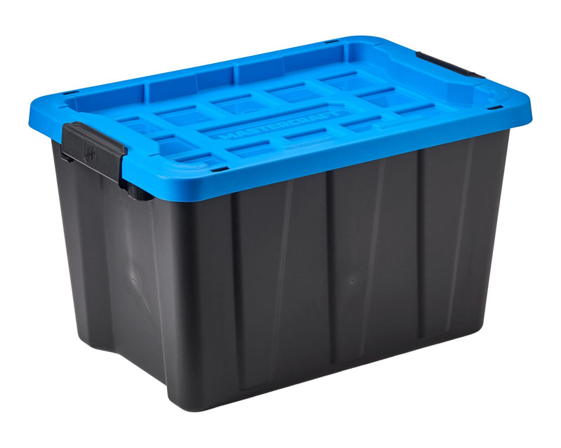 Mastercraft Heavy-Duty Easy Grip Latching Tote, 45.5-L W9