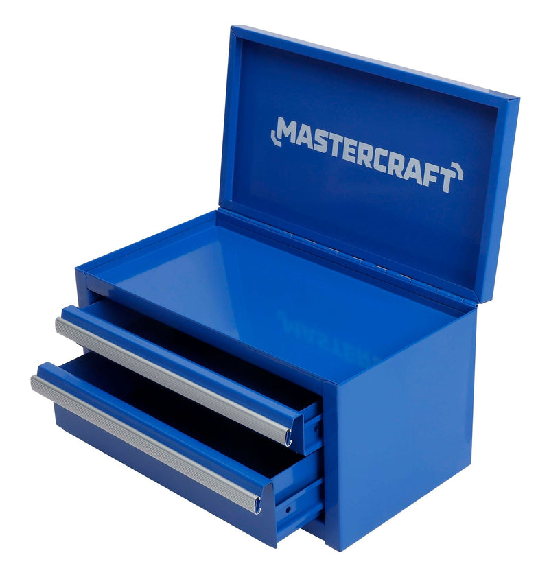 Mastercraft Mini Toolbox with 2 Drawers, Blue I1