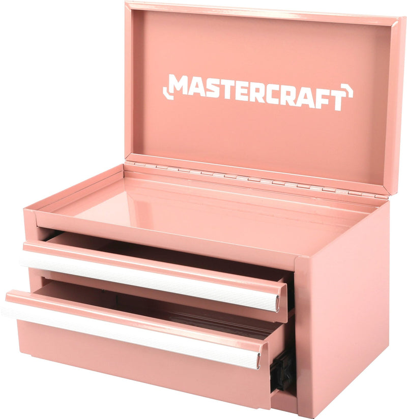 Mastercraft Mini Toolbox with 2 Drawers, Peach K3