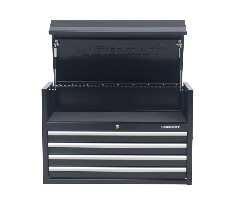 Mastercraft Powder-Coated Steel Tool Chest with Liners, Black, 36-in B9