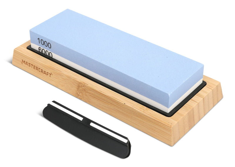 Mastercraft Pro Dual Grit Tool & Knife Sharpening Stone Set, 4-pc P7
