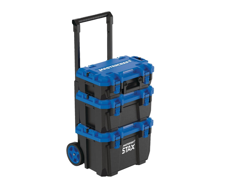 Mastercraft Stax Tool Storage Set with Auto-Locking Mechanism, 3-pc U2