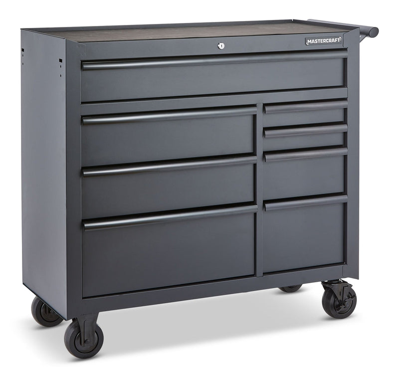 Mastercraft Tool Storage Cabinet, 8 Drawer, 41-in, Black C6