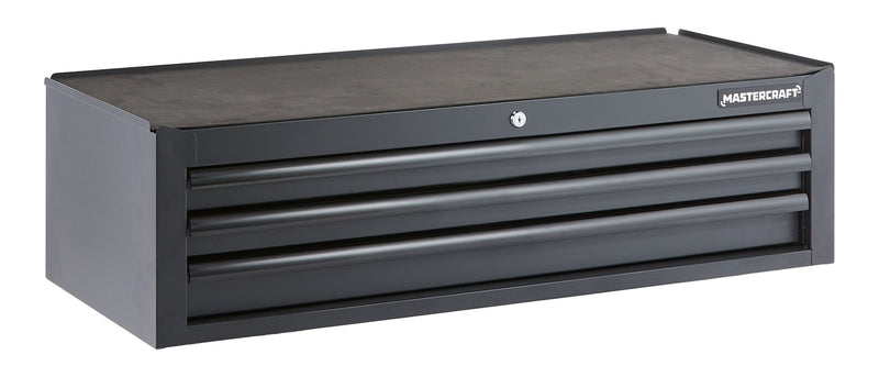 Mastercraft Tool Storage Mid-Chest, 3 Drawer, 41-in, Black G8