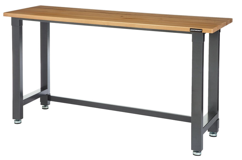 Mastercraft Wooden Top Work Bench, 72 x 24 x 37.5-in Z6