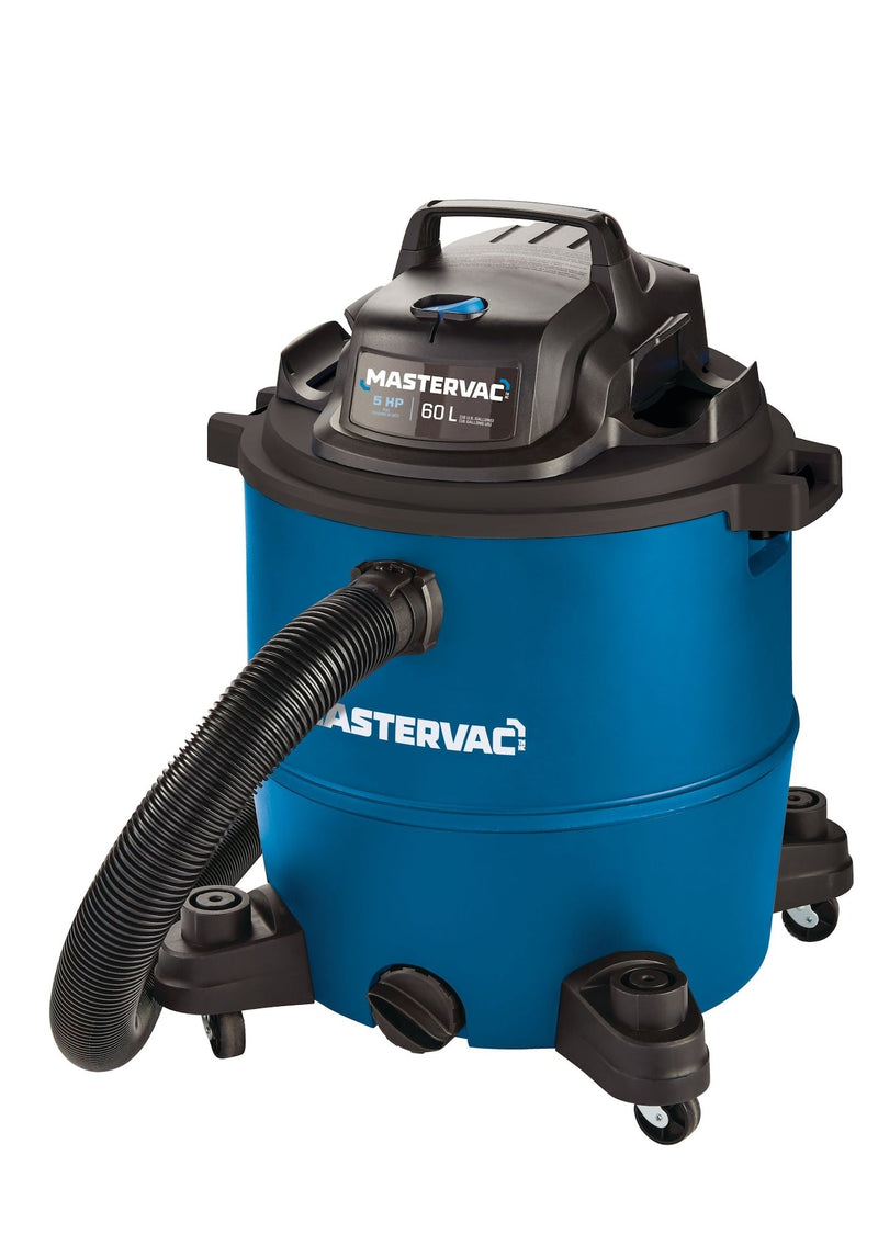 Mastervac VOC1610PF 5.0 Peak HP Wet/Dry Shop Vacuum, 60-L E2