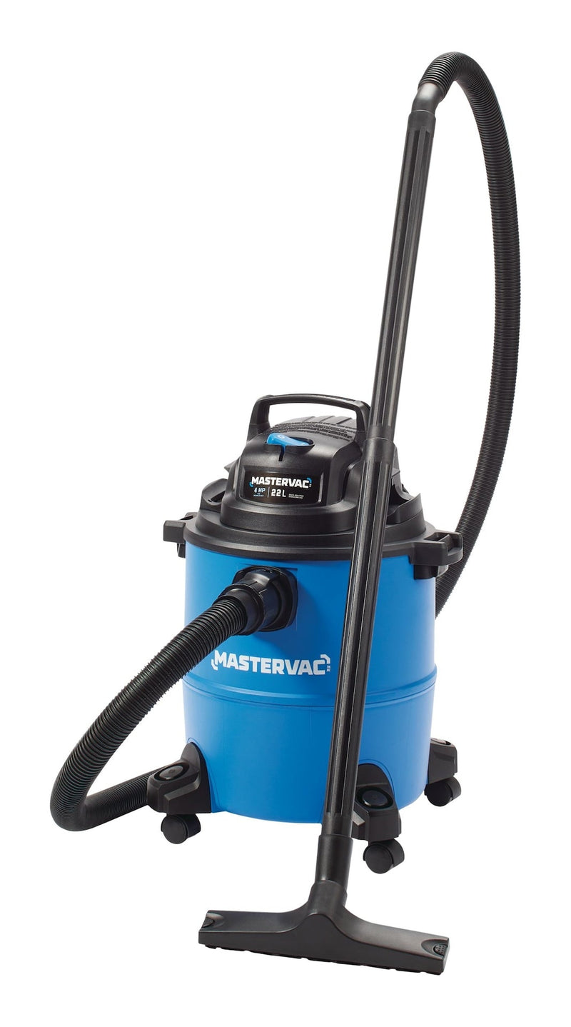 Mastervac VOC608PF 4.0 Peak HP Wet/Dry Shop Vacuum with Hose & Accessories, 22-L N1