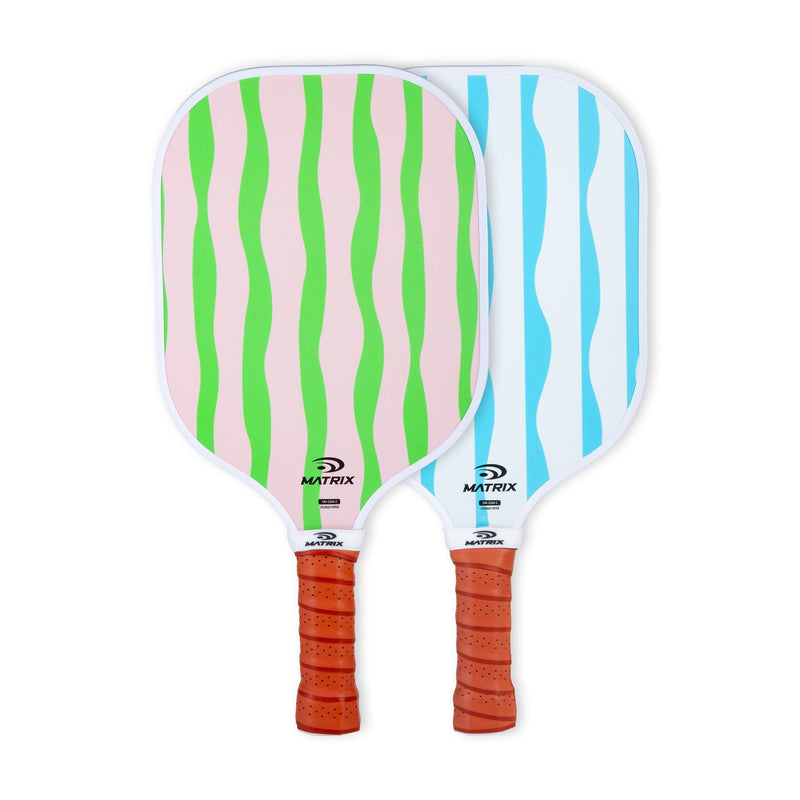 Matrix Pickleball Starter Set, Includes 2 Paddles & 3 Balls, USAPA Approved, Multi-Coloured Z7