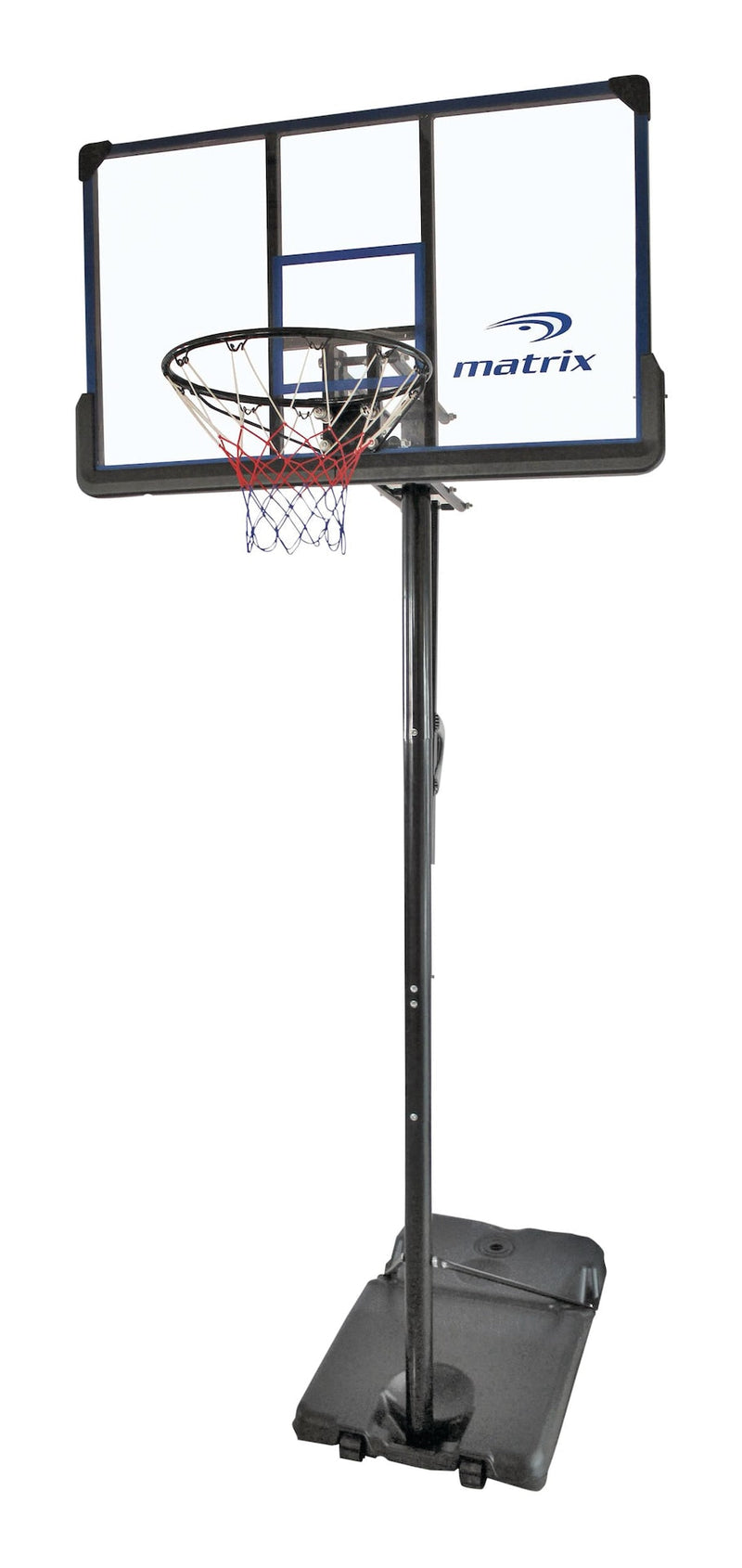 Matrix Portable Adjustable Basketball Backboard, Hoop & Net System, 48-in Z5