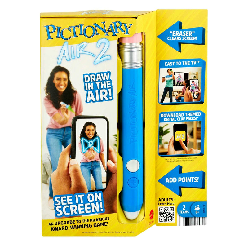 Mattel Pictionary Air 2 Family Game, Ages 8+ X3
