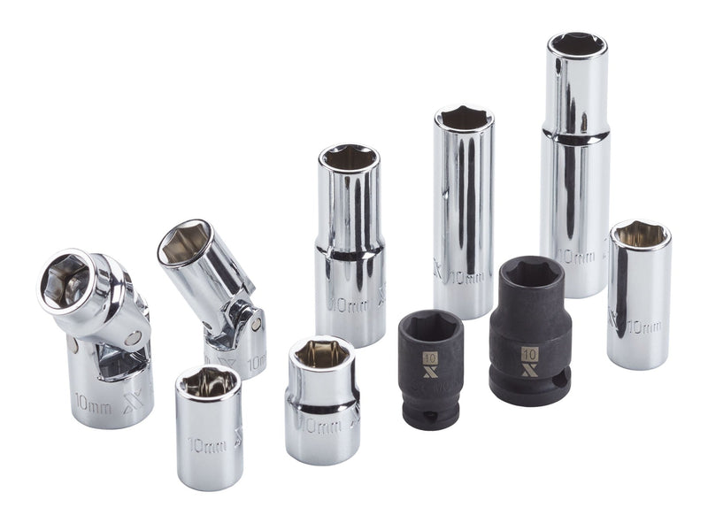 MAXIMUM 10-mm Socket Rail, 10-pc K4