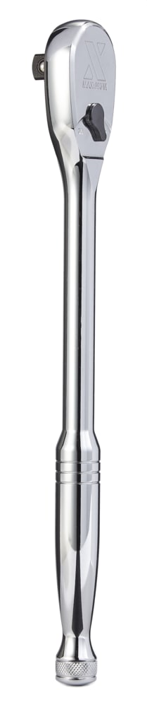 MAXIMUM 1/2-in Drive 90-Tooth Ratchet, CRV, Nickel-Chrome Plating, 13-in D9