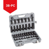 MAXIMUM 1/2-in Drive Professional Grade Impact Socket Set, 38-pc, CRMO