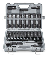 MAXIMUM 1/2-in Drive Professional Grade Impact Socket Set, 48-pc, CRMO